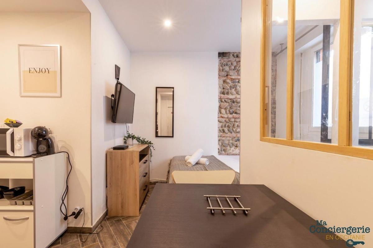 Grand Studio Avec Espace De Travail Toulouse Bagian luar foto
