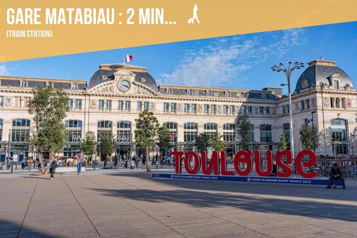Grand Studio Avec Espace De Travail Toulouse Bagian luar foto